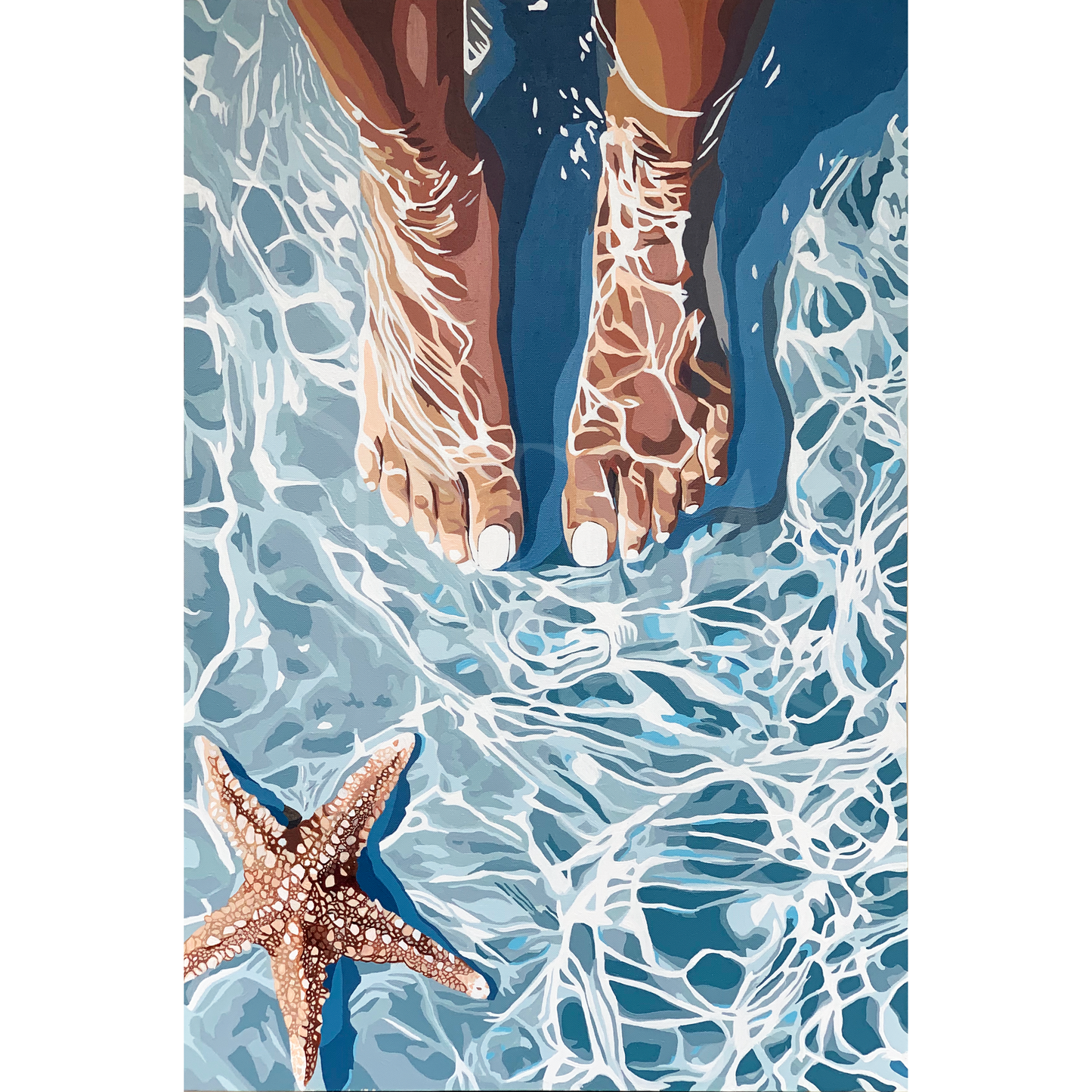 "North Star" Original Acrylic Painting