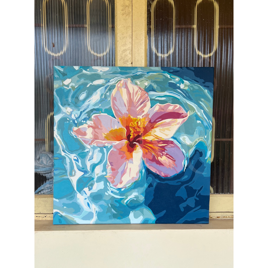 "Still She Floats" Original Acrylic Painting