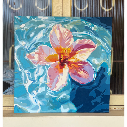 "Still She Floats" Original Acrylic Painting