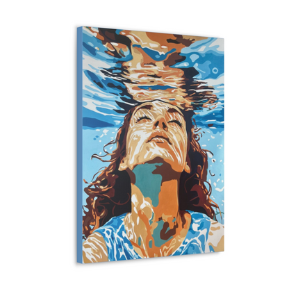 "Under Water" Original Acrylic Painting