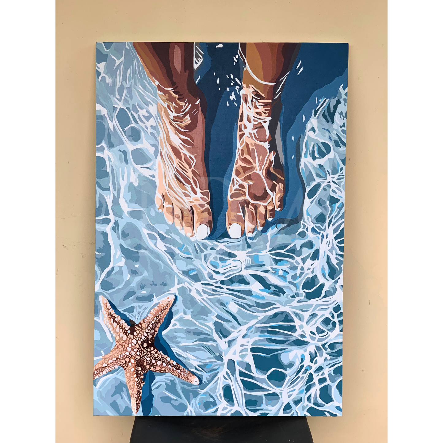 "North Star" Original Acrylic Painting