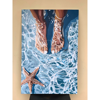 "North Star" Original Acrylic Painting