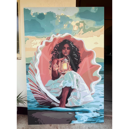 "Is It Safe Yet?" Original Acrylic Painting